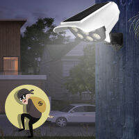 77 LED Solar Light Motion Sensor Security Dummy Camera Wireless Outdoor Flood Light IP65 Waterproof Lamp 3 Mode For Home Garden