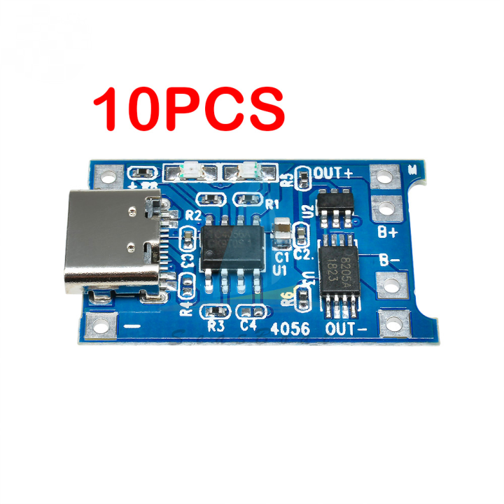 pcbfun-1-5-10ชิ้น5v-type-c-ไมโคร-usb-18650-tc4056a-โมดูลที่ชาร์จแบตเตอรี่ลิเธียมพร้อม-tp4056ป้องกันฟังก์ชั่นคู่