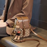 [COD] High-end bag womens 2021 new trendy fashion retro design mini mobile phone all-match single shoulder Messenger