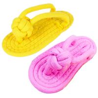 Dog Teething Toys Bite-Resistant and Wear-Resistant Slipper Shaped Dog Toys Easy to Use Fun Pet Dog Chew Toys for Aggressive Chewers manner