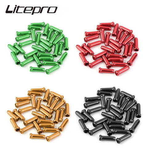 Litepro 10 Pieces Folding Bicycle Line Tube Tail Gearbox Brake Wire Cap