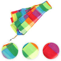 Qifull Kite Colorful Long Tail Kite End Ribbon Kite อุปกรณ์เสริมการตกแต่งริบบิ้น Kite Diy