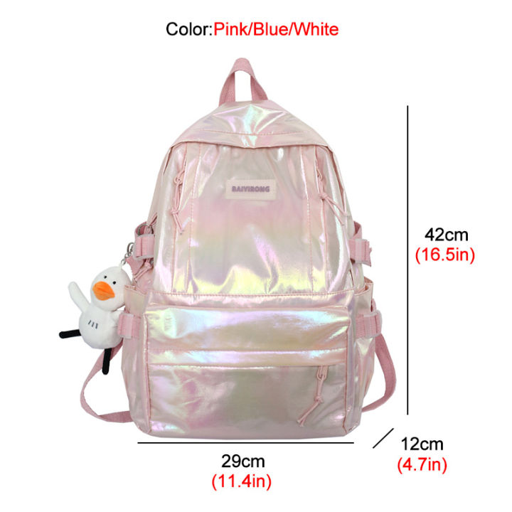 dcimor-new-waterproof-coated-oxford-backpack-women-colorful-multi-pocket-book-bag-college-girls-lovely-schoolbag-fashion-bagpack