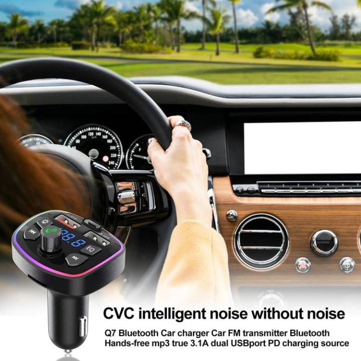 fm-transmitter-car-adapter-fm-transmitter-radio-receiver-audio-music-adapter-type-c-car-charger-radio-receiver-wireless-5-0-colorful-light-car-mp3-player-for-most-cars-best-service