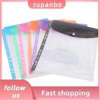 RUPANBO039392692 12 Pack 12แพ็ค แฟ้มโฟลเดอร์ มี6สี ซองใส่ของ ฉลากใบหลวม ขยายได้ขยายได้ 11หลุม กระเป๋า Binder บ้านในบ้าน