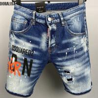 DSQUARED2 Mens Summer Denim Shorts Fashion Casual Slim High Quality Hole Short Jeans For Men DSQ Print Street Denim Shorts