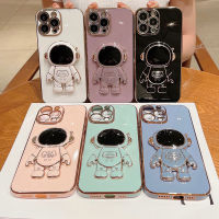 【จัดส่งฟรี】Tiktok ins นักบินอวกาศ ที่วางโทรศัพท์ เคสโทรศัพท์ Samsung A13 A33 A53 A73 A03 A03S A22 A32 A52 A72 A12 A42 A02 5G A11 A71 A51 A31 A21S A10 A20 A30 A30S A20S A50 A70 S21 S20 S10 note10 lite 5G  couple plating soft printing phone case