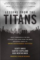 ใหม่ Lessons from the Titans: What Companies in the New Economy Can Learn from the Great Industrial Giants to Drive Sustainable Success [Hardcover]