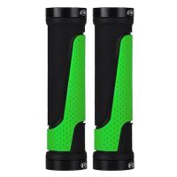 Mountain Bike Grips Double Lock on Locking Bicycle Handlebar Grips Rubber Handlebar Cover for MTB Downhill BMX Etc Handlebars