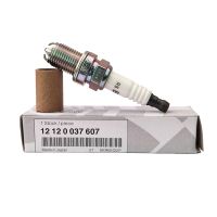 4pcs New 12120037607 BKR6EQUP Platium Car Spark Plug For BMW E46 E39 E83 E36 E63 E53 M54 M62 Z3 320 528 E38 E65 E34 BKR6EQUP Spark Plugs Wires