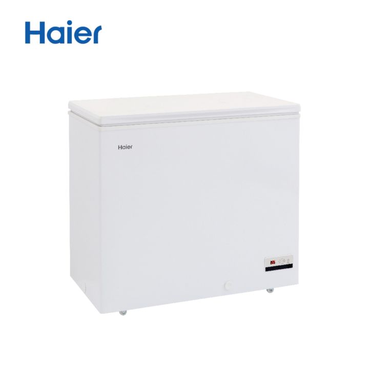 haier-ตู้แช่-ตู้แช่แข็งฝากระจกระบบ-low-frost-ขนาด-142-ลิตร-5-0-คิว-รุ่น-hcf-lf208-สีขาว