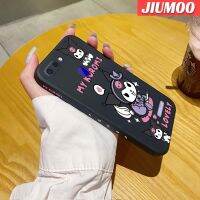 เคส JIUMOO สำหรับ OPPO R15 Pro เคสลายการ์ตูนน่ารักเคสโทรศัพท์ลายขอบซิลิโคนเหลว Kuromi Square ของแท้เคสป้องกันกล้องเลนส์คลุมทั้งหมดเคสฝาหลังเคสนิ่ม