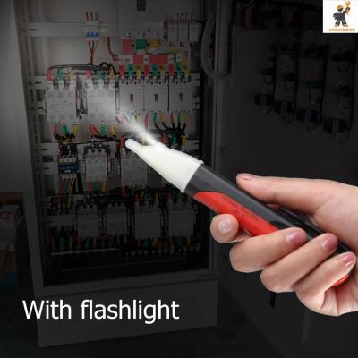 ปากกาวัดแรงดันไฟฟ้ามีไฟ LED,ปากกาทดสอบเซนเซอร์ไฟฟ้าเครื่องตรวจจับมิเตอร์วัดแรงดันไฟฟ้าแสดงสัญญาณเตือน
