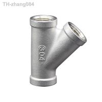 1/4 39; 39; - 2 39; 39; BSP Female Thread 304 Stainless Steel Equal 45 Degree Y Type DN8 - DN50 Water Pipe Fitting SS304 Joint Connector