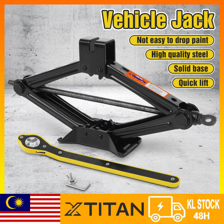 【Local Stock】Heavy Duty DIY Car Scissor Jack Stabilizer with Handle