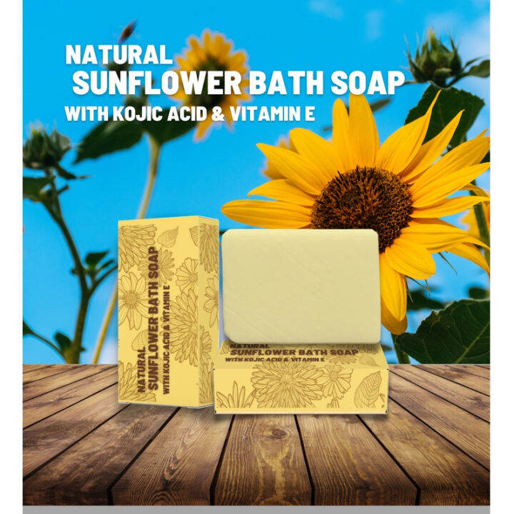 Sunflower Oil Soap with Kojic & Vitamin E WC Lazada PH
