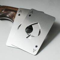 ✁✌◇ Stainless Steel Poker Card Beer Bottle Opener Party Bar Tools Funny Design Easy Use Open Tools Multifunctional Card