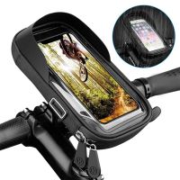 Touch Screen Mobile Phone Holder Motorcycle Electric Bicycle Waterproof Navigation Bracket Sunshade Card Bag Mobile Phone Holder