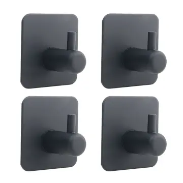8pcs Self-Adhesive Wall Hooks, Adhesive Hook Stainless Steel Bathroom Wall  Hook, for Coat, Towel, Keys
