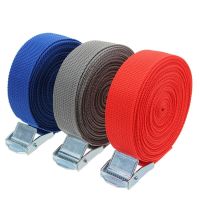 5m x 25mm Car Tension Rope Tie Down Strap Strong Ratchet Belt Luggage Bag Cargo Lashing With Rope Tensioner Metal Buckle Tow