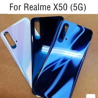 ใหม่อะไหล่เคสประตูแก้วด้านหลังฝาหลังปิดโทรศัพท์ด้านหลังสำหรับ Realme X50สำหรับ Realme X50 5G ฝาหลังปิดโทรศัพท์