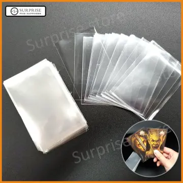 50 Pack PP Plastic High Transparency Card Protectors Sleeves Plastic Soft  Sleeves for Mtg Collectors - China Trading Card Sleeve and Deck Protectors  price