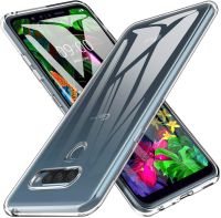 For LG G8 ThinQ G8X Transparent TPU Gel Silicone Bag Phone Case Back Cover Shell