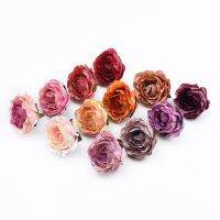 10/30 Pieces 4CM Roses Head Wedding Bridal Accessories Clearance Christmas Decorations for Home Scrapbooking Artificial Flowers