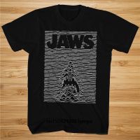 Fashion style Short Sleeve Cotton T Shirt Man cool Jaws Movie Joy Division Homage casual T-shirt Casual Mens Anime T-Shirt