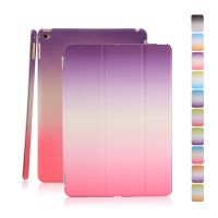 （Hoshi electron）Flip Stand Wake Sleep Smart Case Skin PC ฝาหลังสำหรับ iPad Air 1 IPad5เคส Air1อุปกรณ์เสริมแท็บเล็ต Gradient Color