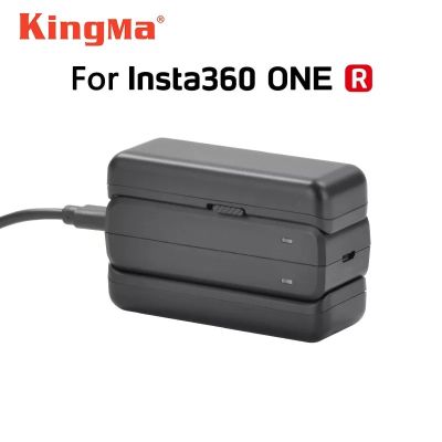 KingMa Insta360 ONE R 1190mAh Battery Pack + Base Hub Smart Charger แบตเตอรี่ และแท่นชาร์จ Insta360 ONE R