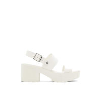 ALDO LAURINE HEELED SANDALS - WHITE