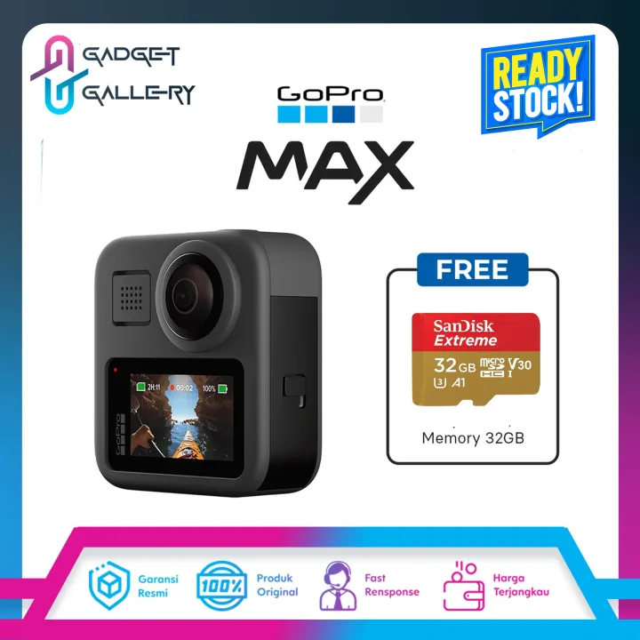 GoPro MAX 360 View Kamera Action 5K Waterproof Camera Lazada Indonesia