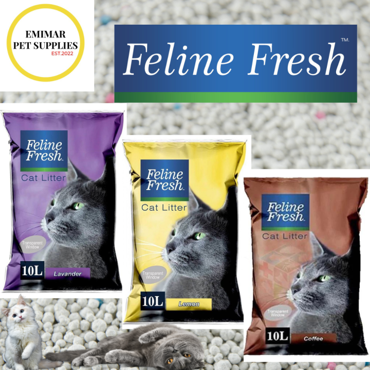 FELINE FRESH CAT LITER SAND 10LITER Lazada PH