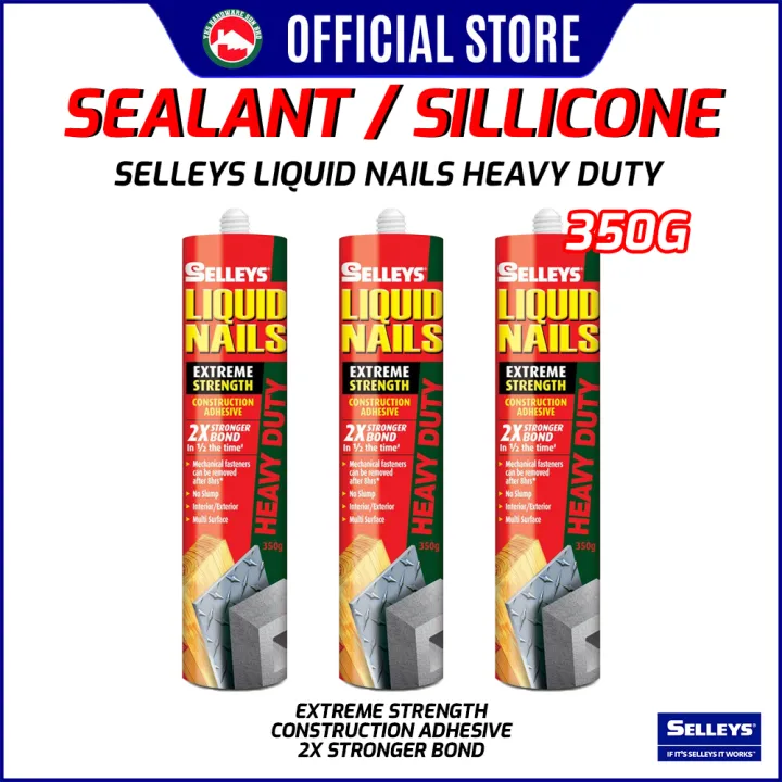 SELLEYS LIQUID NAILS HEAVY DUTY 350G EXTREME STRENGTH / CONSTRUCTION