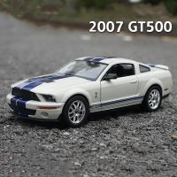 WELLY 1:24ฟอร์ดมัสแตงเชลบี้ GT500งูเห่า2007ล้อแม็กรถยนต์รุ่น D Iecasts โลหะของเล่นยานพาหนะเครื่องประดับคอลเลกชันเด็ก Gifts888