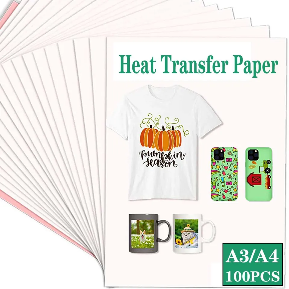 10pcs Heat Transfer Printing Paper A4 Sublimation Transfer Paper (White) 