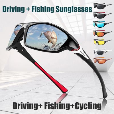 【CC】 JSJM Classic Fashion Polarized Mens Fishing Sunglasses Cycling Driving Glasses UV400 Outdoor Eyewear