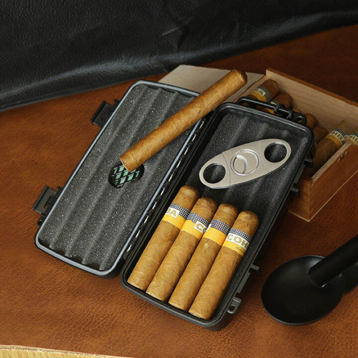 Cohiba Ciga Box Portable Scissor Lighte Portable Humidor Pack Your