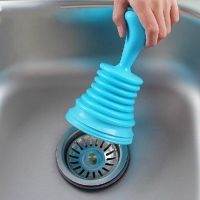 Toilet Drain Plungers Kitchen Rubber Sink Plunger Pipe-Cleaner Pipeline Dredger Household Sewer Suction Plug  Bathroom Tools Traps Drains