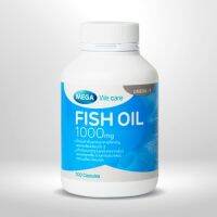 MEGA We care เมก้าวีแคร์ FISH OIL 1000 MG. 1000 mg (100 s) น้ำมันปลา 1000 มก. ผลิตภัณฑ์เสริมอาหาร 30 เม็ด