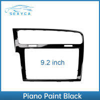 Piano Paint Black for VW Golf MK7 Trim 8" Inch 9" Inch Screen Bezel For Golf 7 CD Radio Headunit Plates Decorative Frame Panel