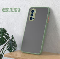 Case OPPO Reno4 เคสโทรศัพท์ ออฟโป้ เคสกันกระแทก ปุ่มสีผิวด้าน กันรอยกล้อง ขอบนิ่มหลังแข็ง