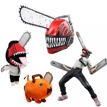 Denji Chainsaw Head Cover Plush Cosplay Costume Prop From Chainsaw