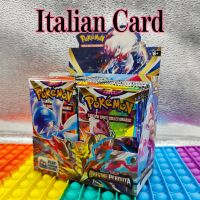 การ์ดทีซีดีโปเกมอนอิตาลี: Spada E Scudo - Origine Perduta Booster การสะสมการซื้อขายเกมเล่นเกมโปเกมอนบัตรสีทองกล่อง