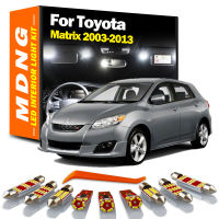 MDNG 8Pcs Canbus หลอดไฟ Led สำหรับ Toyota Matrix 2003 2004 2005 2006 2007 2008 2009-2013 LED ภายในโดมแผนที่ Trunk Light Kit