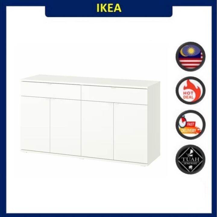 IKEA VIHALS Sideboard (140x37x75 cm) Lazada