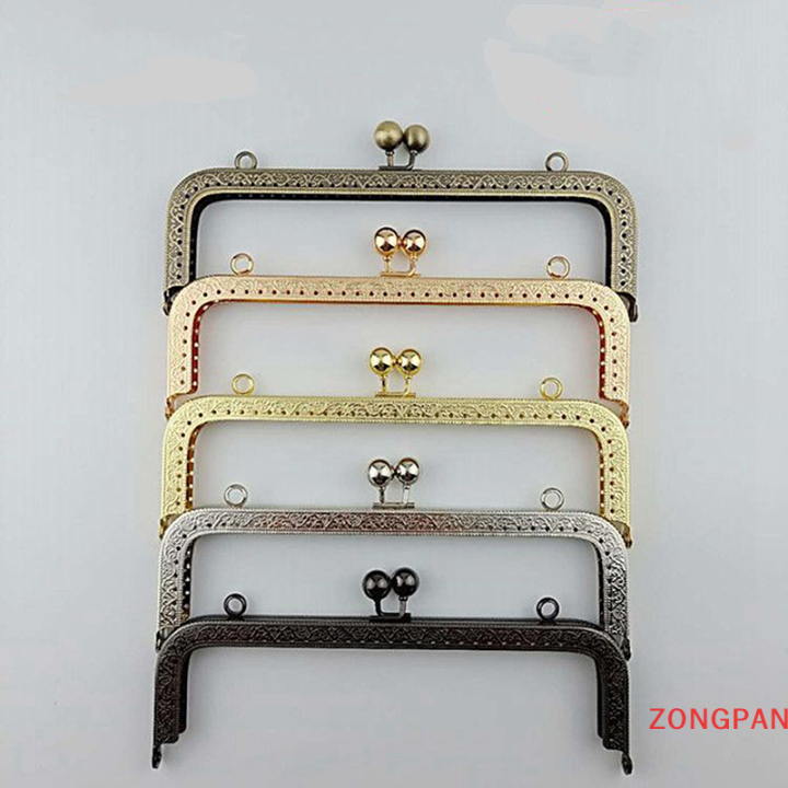 zongpan-กรอบล็อคปุ่มจูบโลหะสามเหลี่ยม1ชิ้นสำหรับเครื่องประดับ-diy-กระเป๋ากระเป๋ามีที่จับ