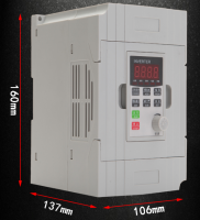 VFD AC 380V 4KW/ไดรฟ์ความถี่ตัวแปร3เฟสเครื่องควบคุมความเร็วเครื่องผสมอาหาร VFD อินเวอร์เตอร์