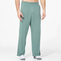 Summer men home sleep pants wide leg sleep bottoms soft Comfortable cotton sleepwear plus size 7XL bottoms homewear Breathable